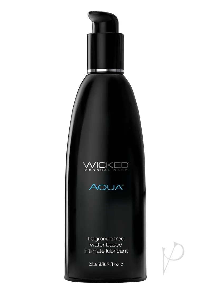 Wicked Sensual Care Aqua Water Based Lubricant – 8.5 oz Fragrance Free