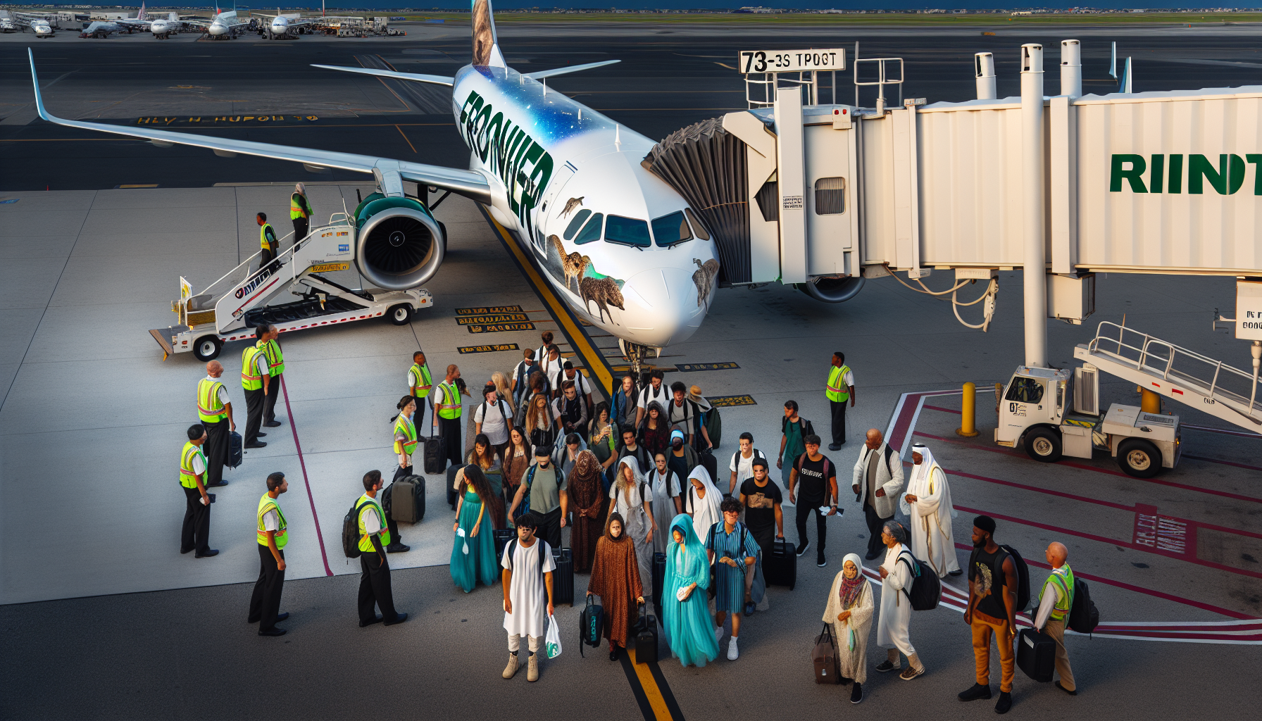 Frontier Airlines Terminal at LaGuardia Airport