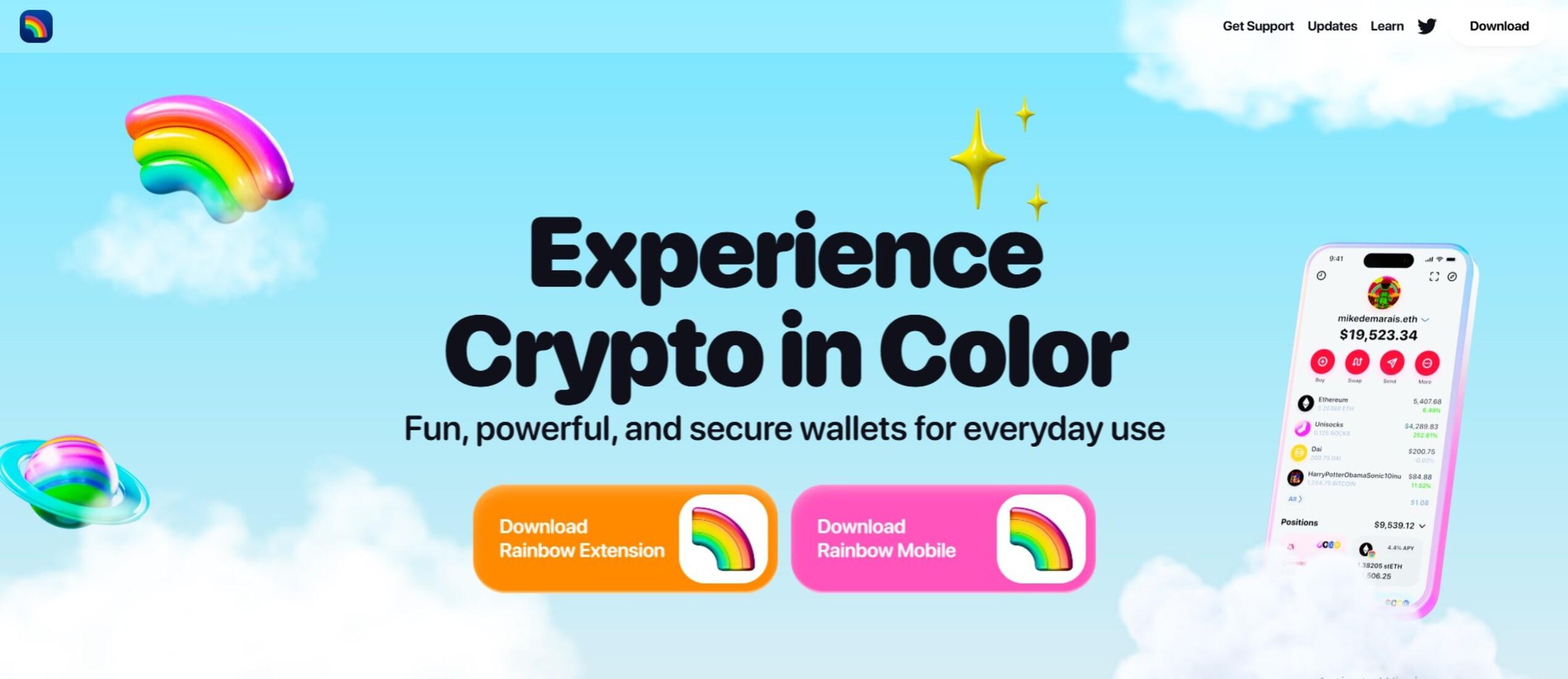 Rainbow Wallet — Best for NFT Collectors