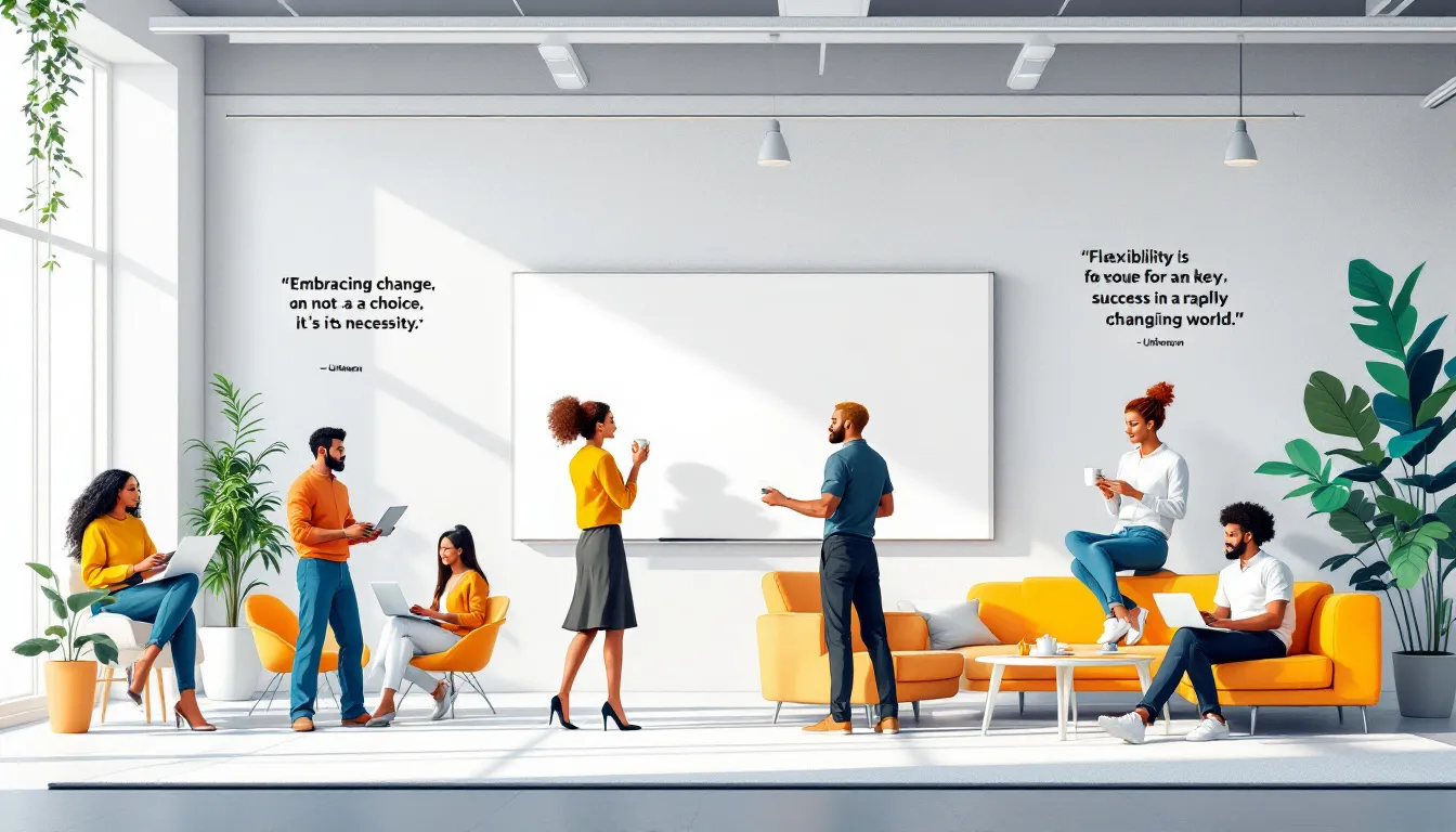 Cultivating a culture of adaptability in a modern workplace.