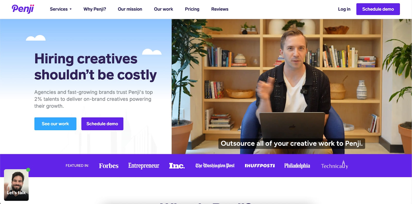 Penji offers affordable, subscription-based design services