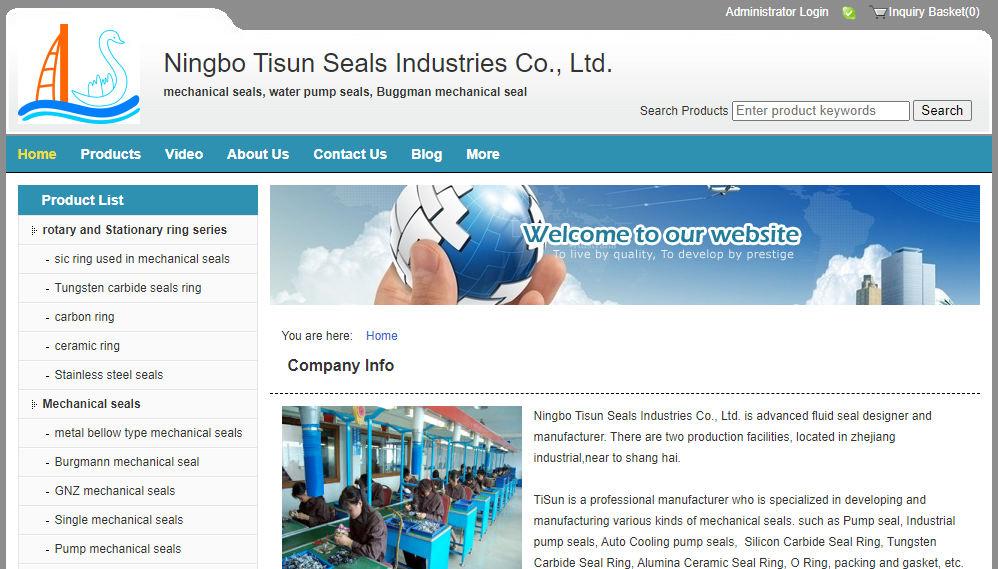 Ningbo Tisun Seals Industries Co., Ltd.