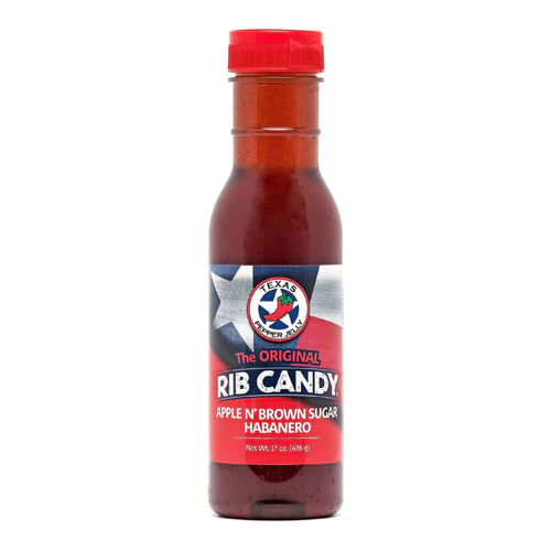 Texas Pepper Jelly Apple N Brown Sugar Habanero Rib Candy - 17oz Bottle