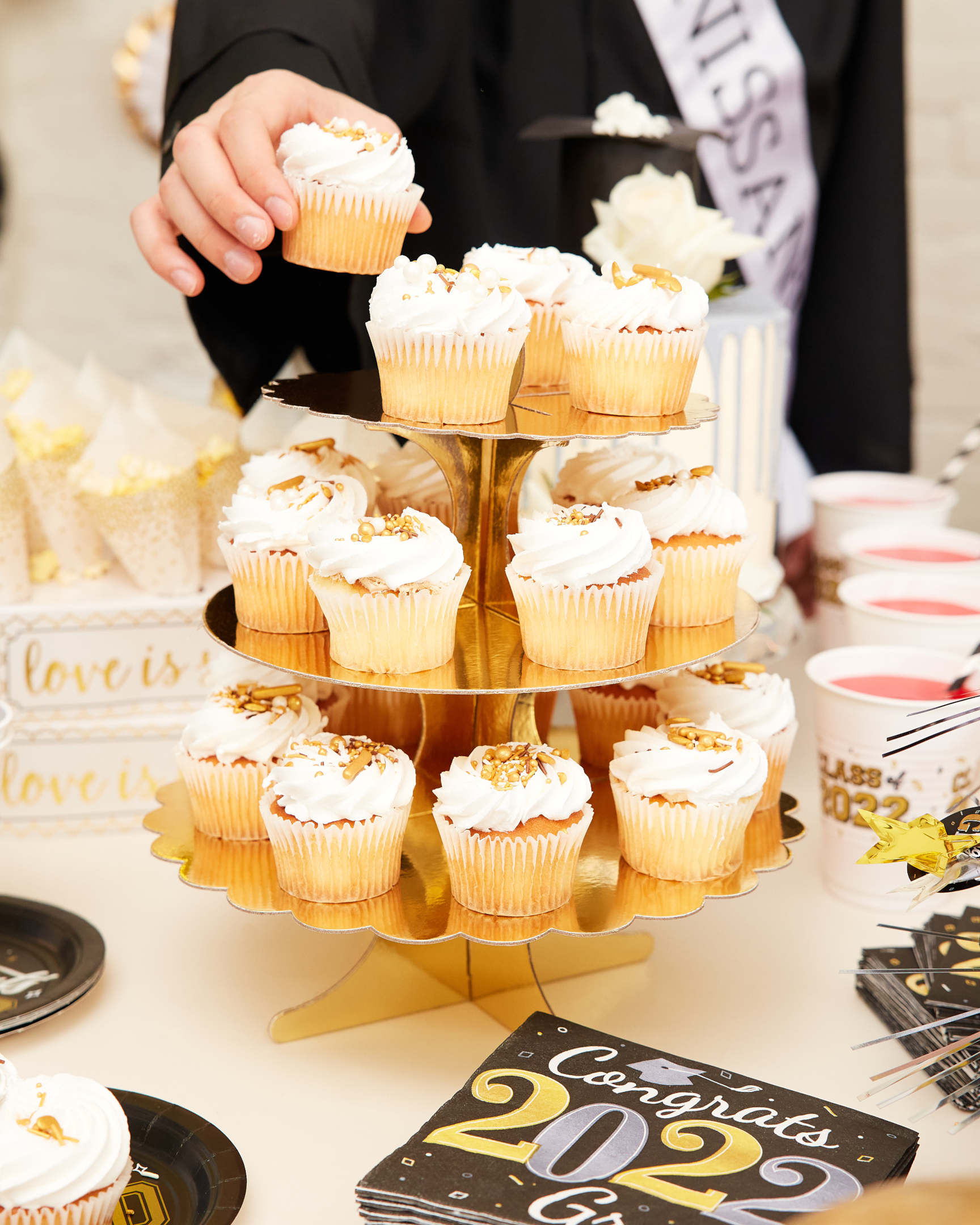 Graduation Party Idea #8:  Bake something sweet like cupcakes or a themed cake.