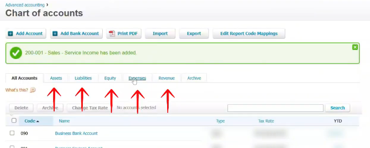Setting Up Xero Chart of Accounts Malaysia 5