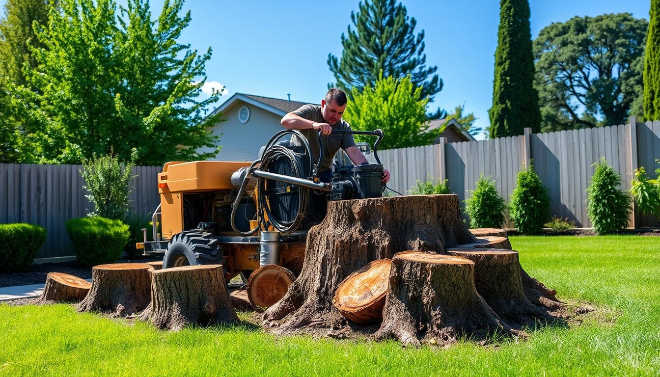 professional stump removal