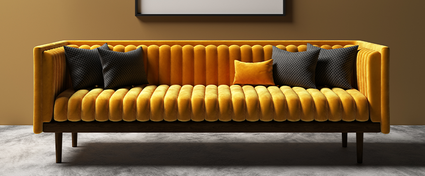 Tuxedo sofas are geometric, stylish, and will suit a variety of home from pop to modern.