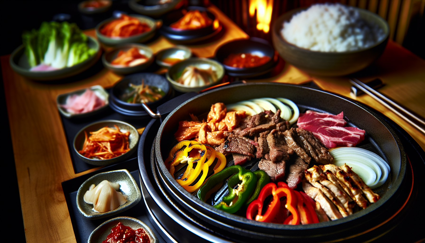 Delicious Korean BBQ at Yum Korea