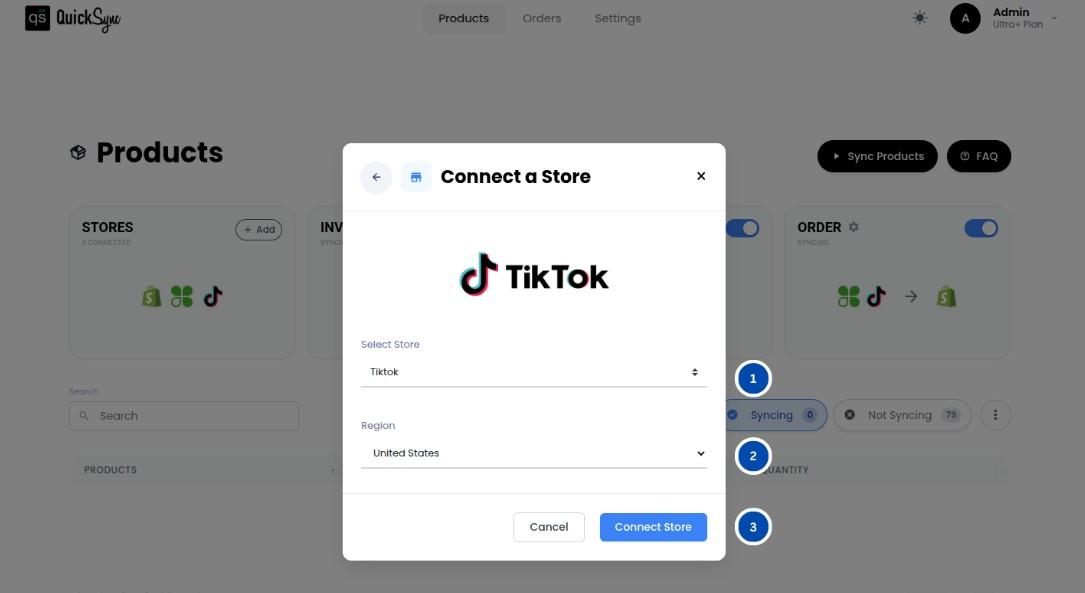 sync shopify with tiktok shop