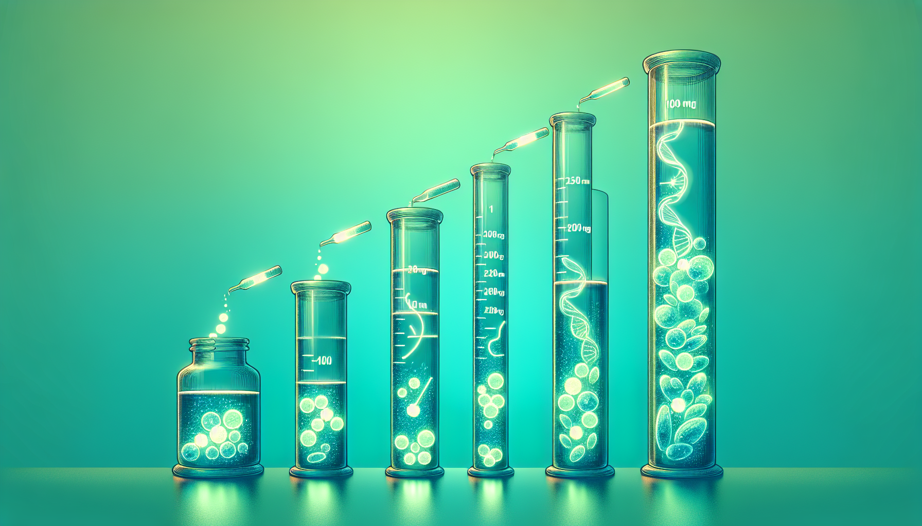 Illustration of recommended dosage for phosphatidylserine