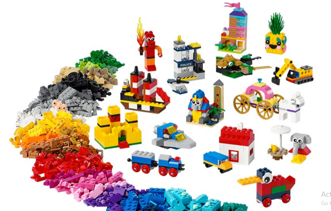 Lego toys.