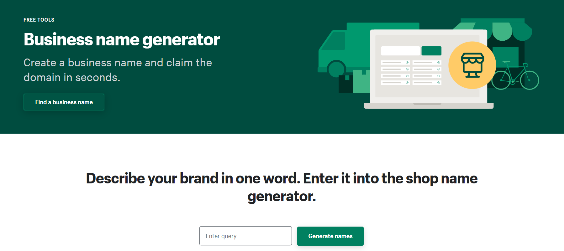Business Name generator for home based business