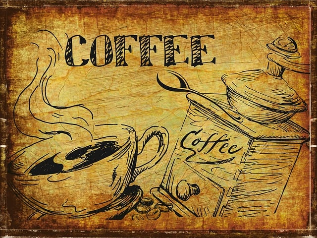 coffee, vintage, cafe modern art