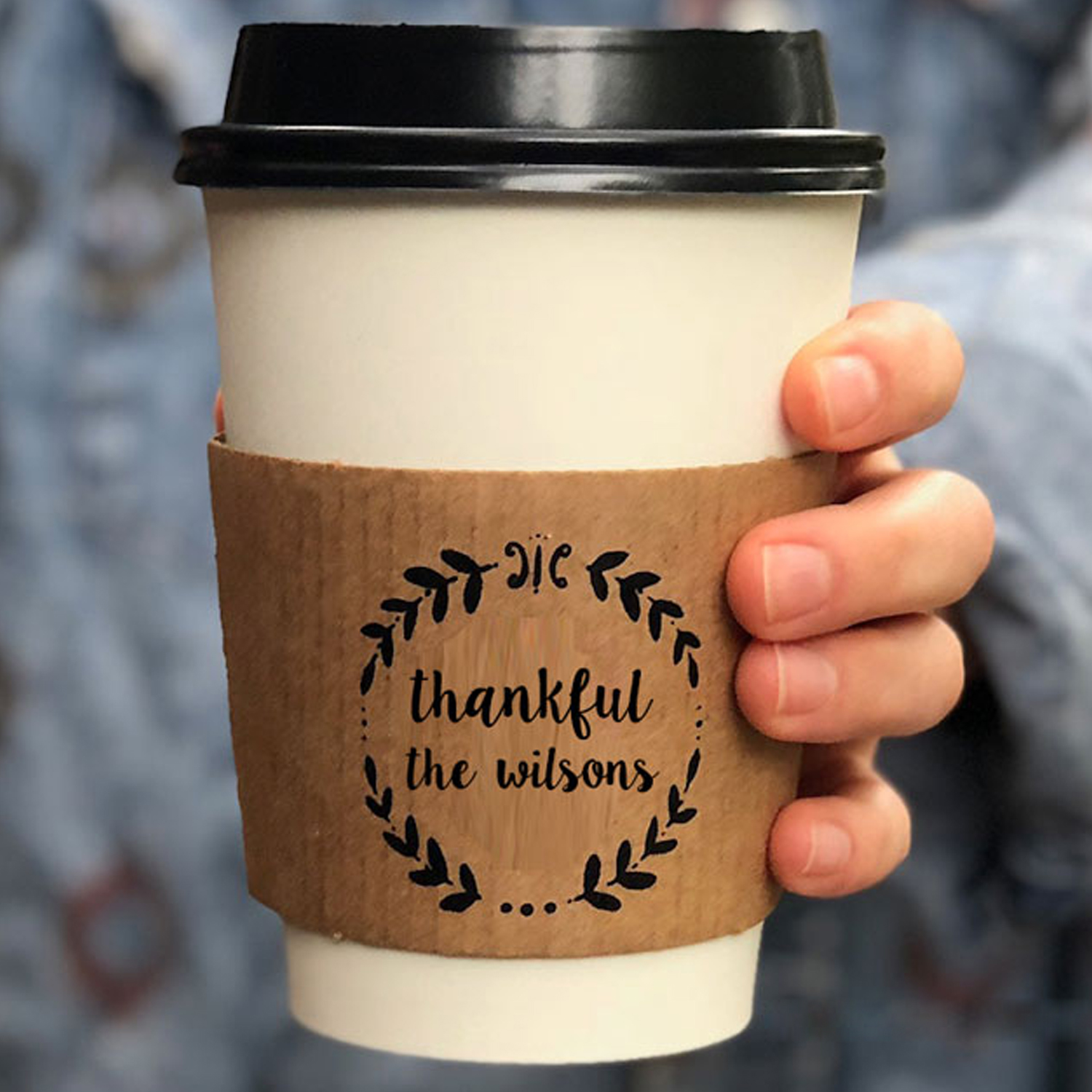 Thanksgiving Business Boost: Wow Your Customers with Custom Paper Cup  Sleeves - 24hourwristbands Blog