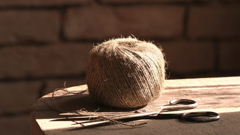 An image of a jute thread roll 