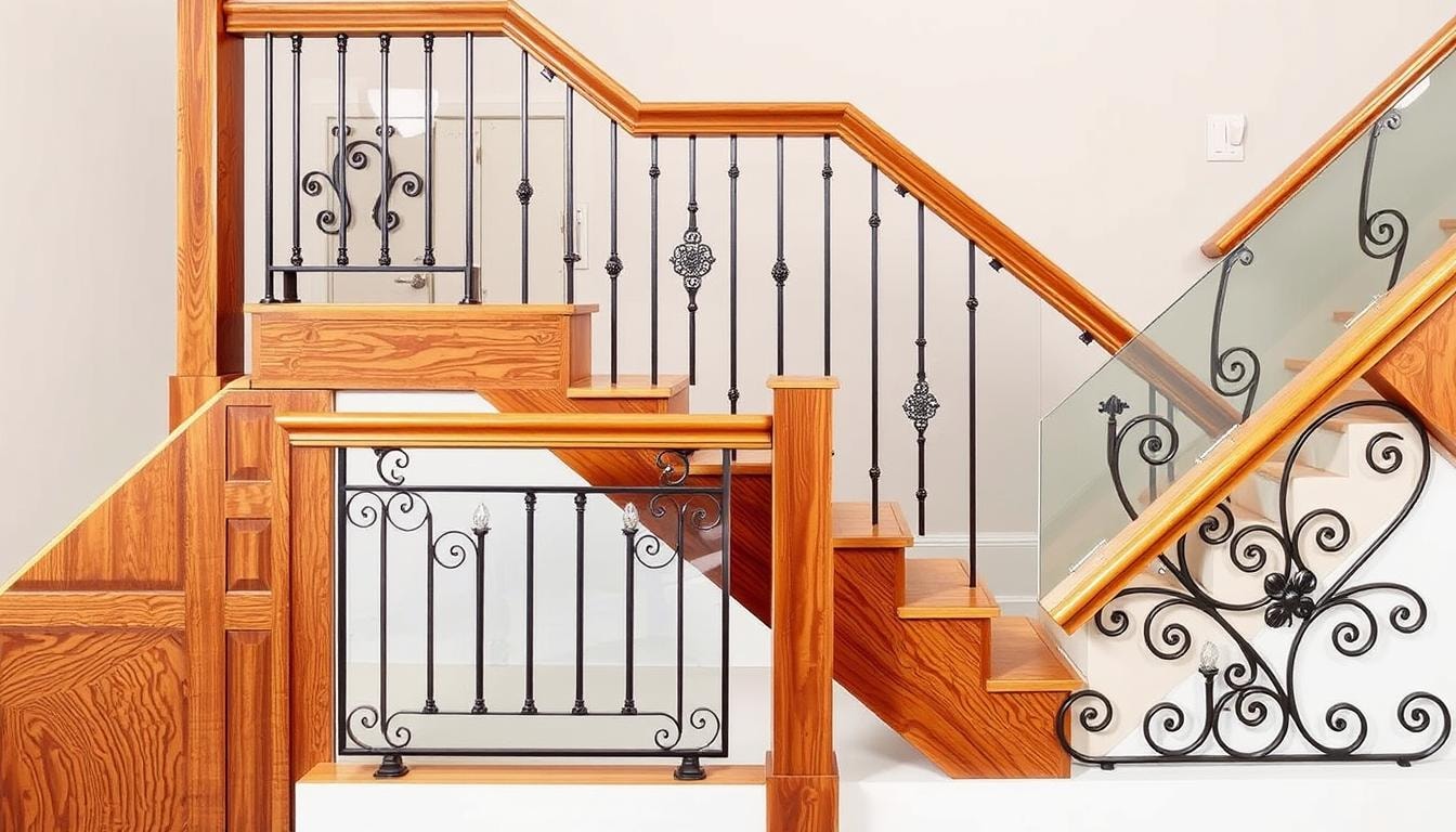 stair railing materials