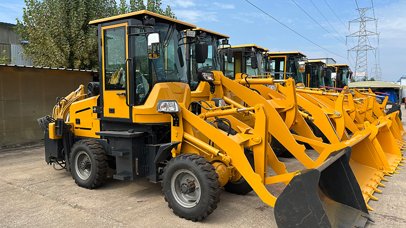 Fleet of Backhoe Loaders