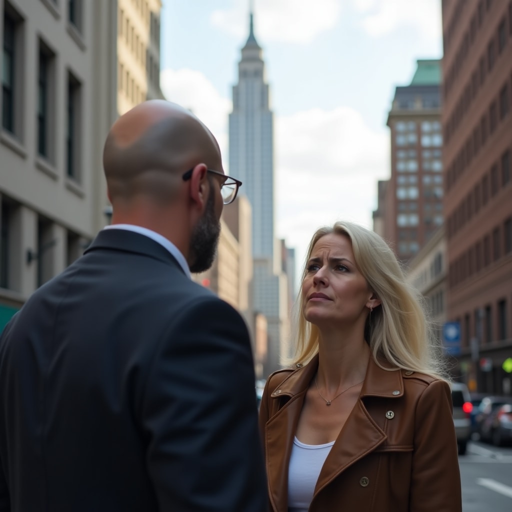 Image of couple with a distancer in relationships, destroying their emotional connection.