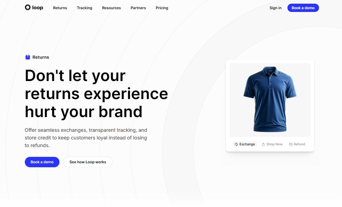 Shipup alternative: Loop