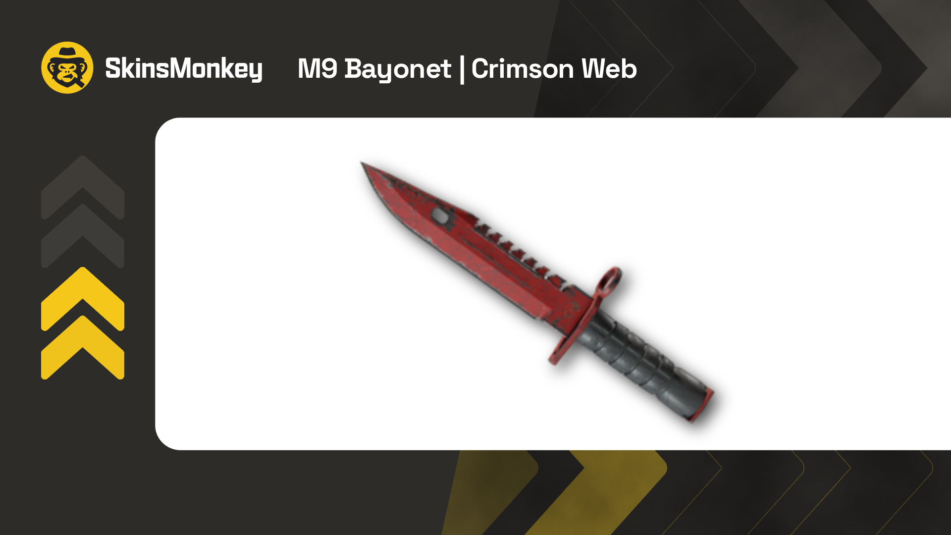 m9 bayonet crimson web