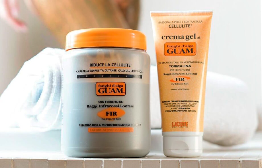 Fanghi. D’alga Guam e crema gel con microcristalli polverizzati di pura tormalina