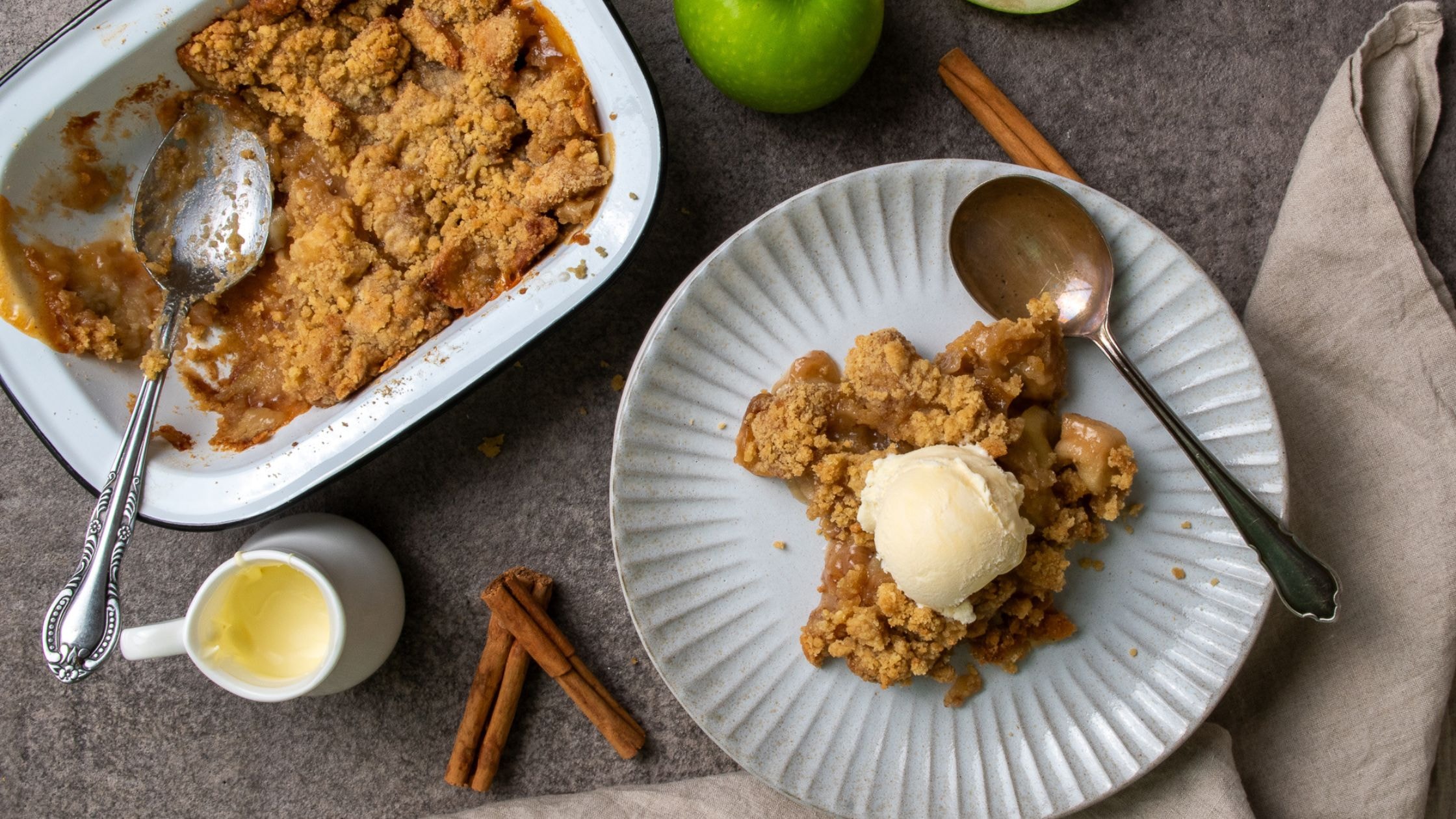 An image of Richards Homemade Apple Crumble