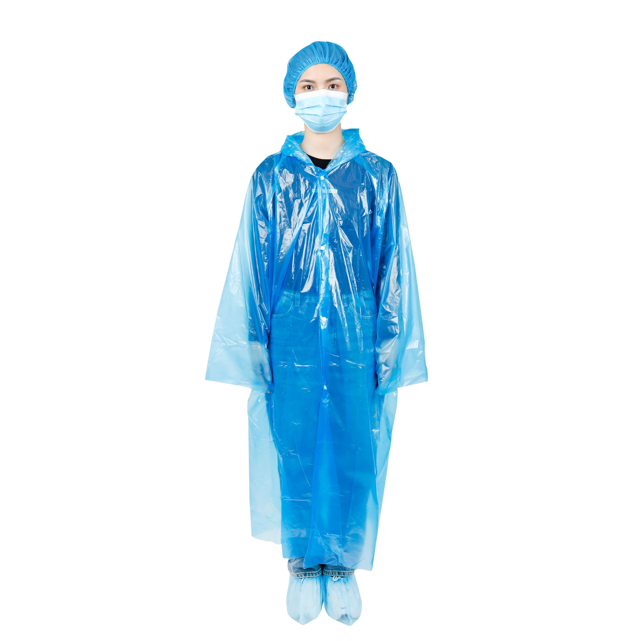 Cheap plastic outlet raincoats