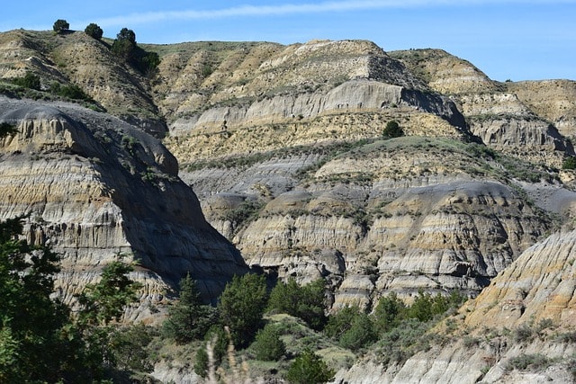 badlands, north dakota, america