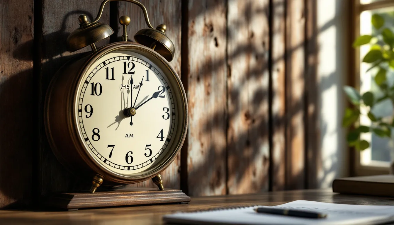 A clock displaying an early morning time symbolizes the optimal calling hours for customers looking to contact Verizon for support regarding their services, billing questions, or account issues. This image suggests the importance of reaching out during local time to connect with a real person for assistance.