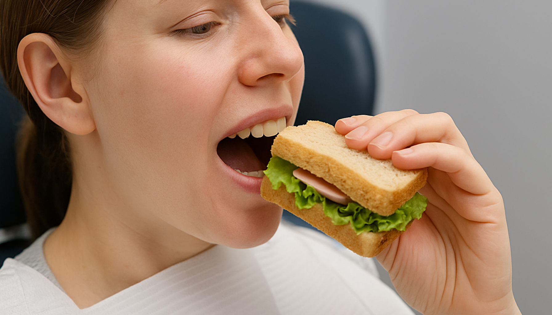 Matvalg i tannlegestol – hva du bør vente med etter behandling.