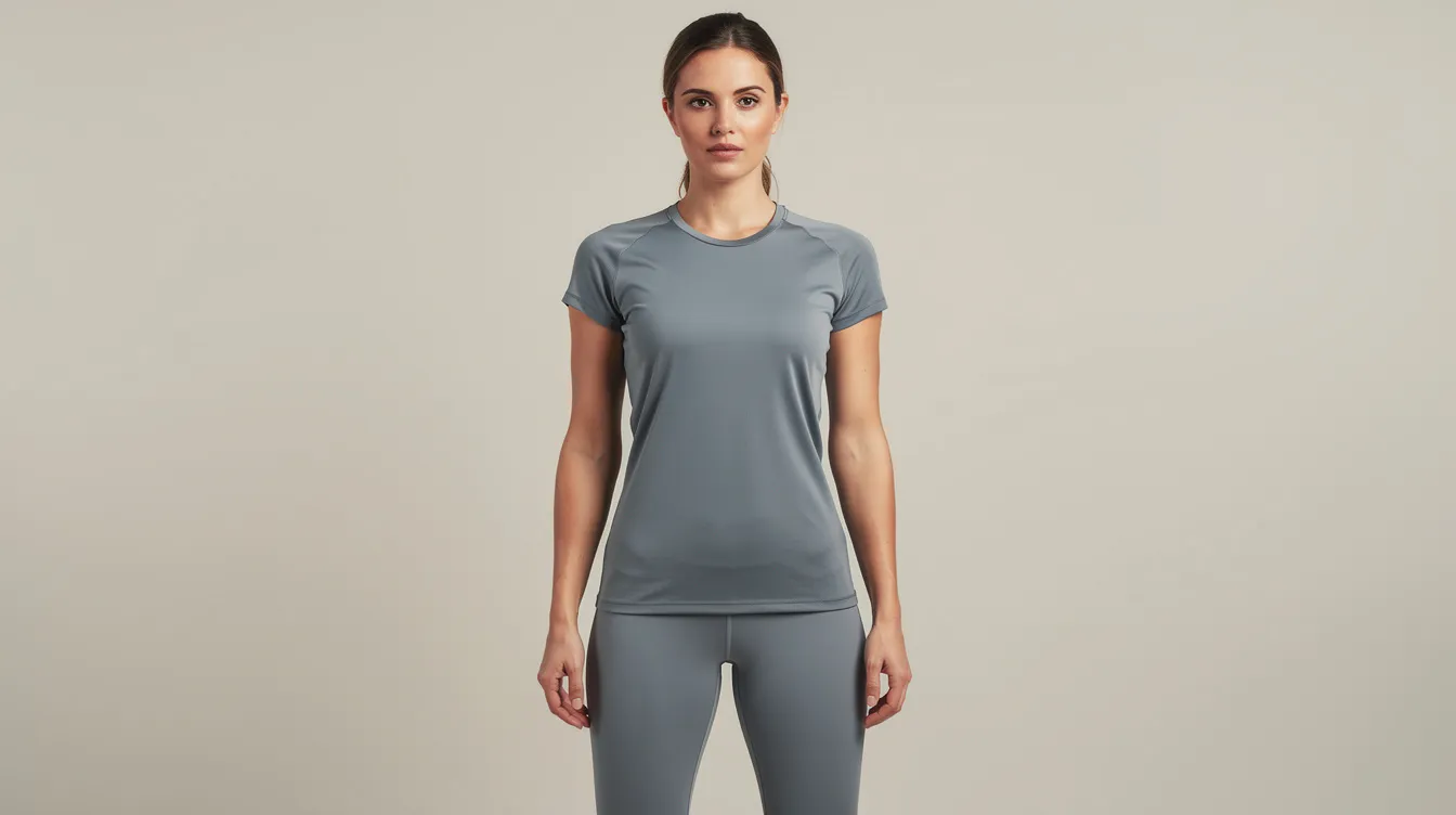 A person is standing confidently in fitted athletic clothing, showcasing their natural body contour with a focus on their gluteal muscles. This image emphasizes the beauty of a non-surgical butt enhancement, highlighting the potential for a fuller appearance without the need for invasive procedures.