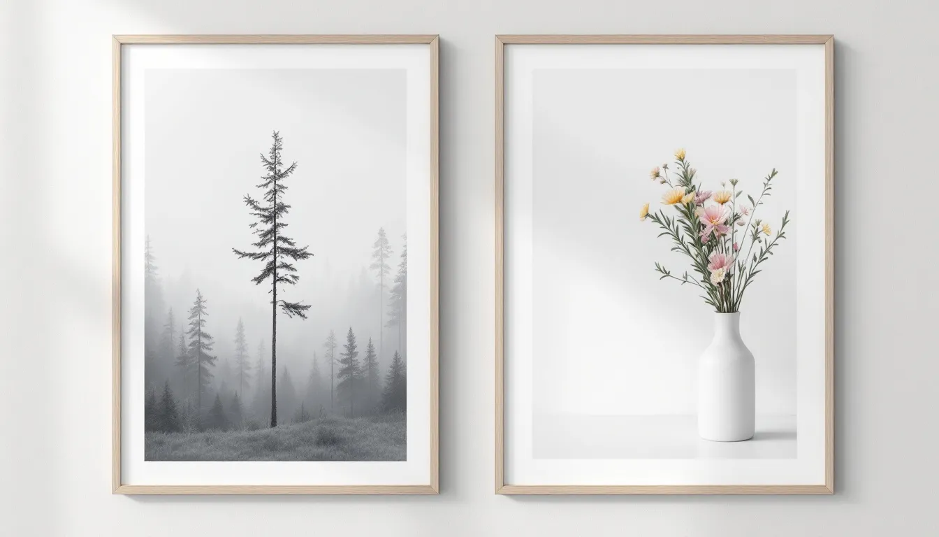 An assortment of A4 photo prints showcasing various styles and subjects.