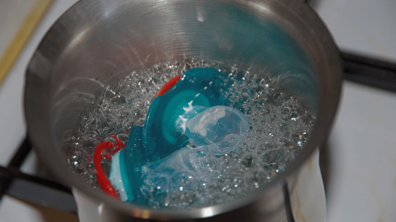 Sterilize silicone pacifiers