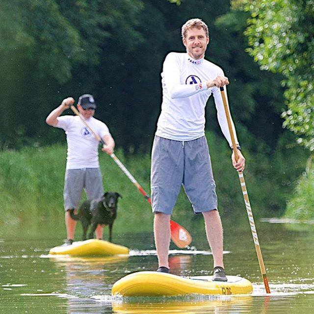 paddling paddle boards