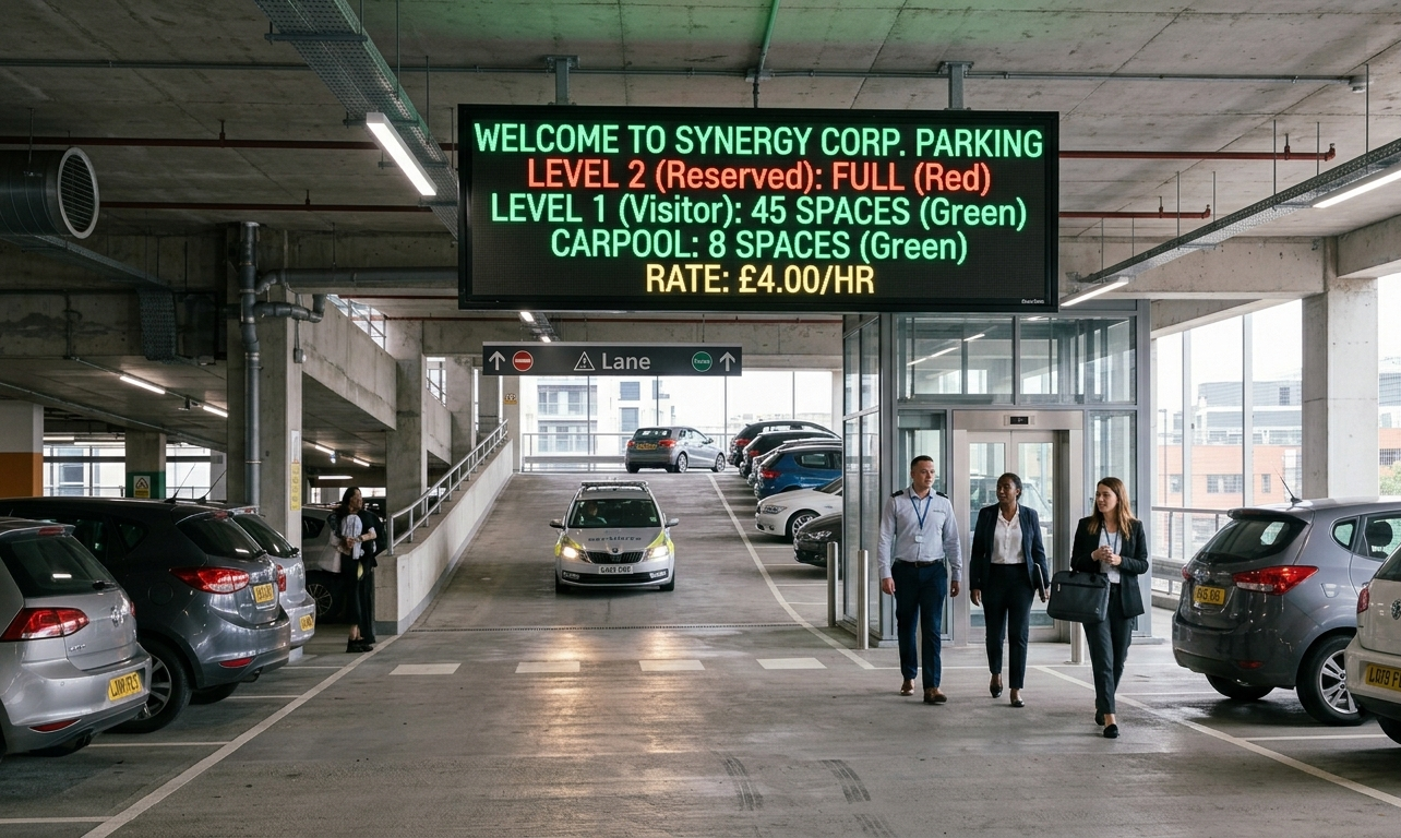 6 Best Digital Signage Software Companies for Parking Facilities 9 the benefits of parking digital signage