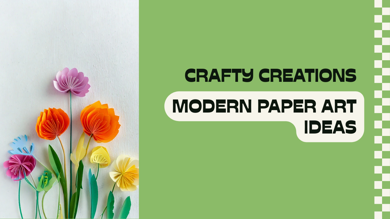 “Modern pastel collage header featuring paper layers and floral touches for a feminine DIY blog”