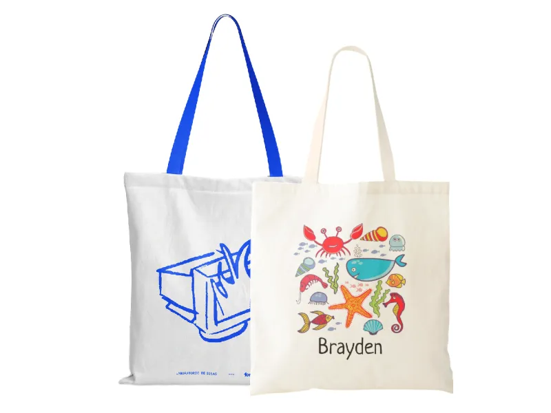 reusable and wasable tote bag
