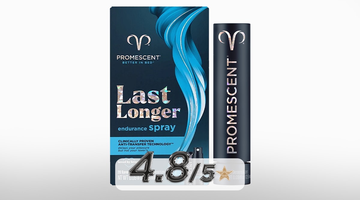 Promescent delay spray for premature ejaculation 4.8 out of 5 stars