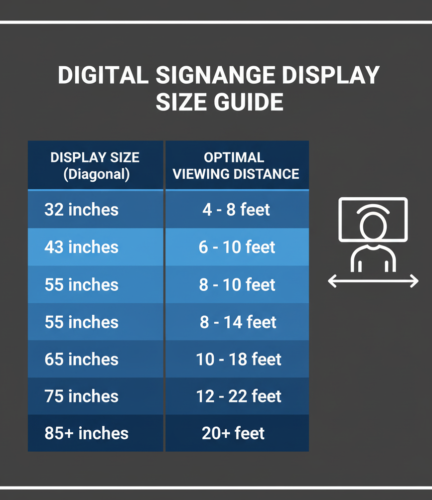 What Are the Best Practices for Digital Signage in 2026? 6 key digital signage design tips body text 0/1–2 emotional response 0/1–3 color contrast 0/2–7 draw attention waiting areas design skills convey messages enhance readability, key elements 0/1 key components 0/1–2 landscape screens 0/1–2 key messages 1/1–4 creating content 0/1–4 light background 1/1–4 core message