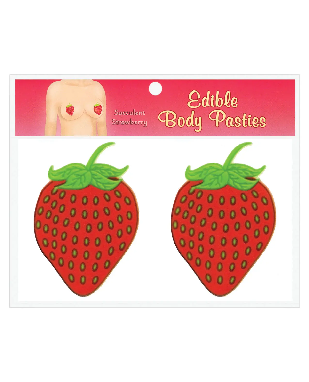 Edible Body Pasties – Strawberry