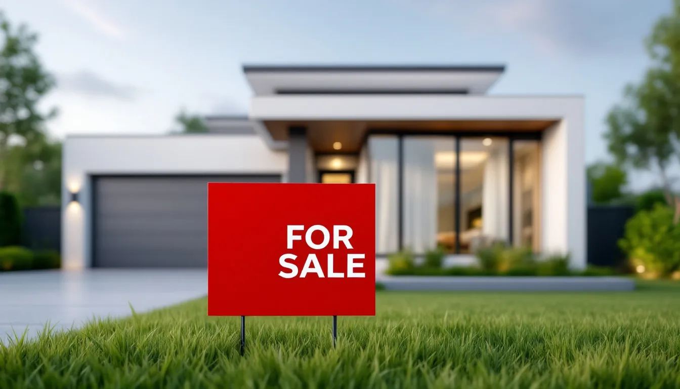 A modern home exterior is shown with a "sold" sign in front, symbolizing a successful property purchase. This image represents the culmination of the home loan process, highlighting the importance of mortgage agency services in helping clients achieve their dream home.