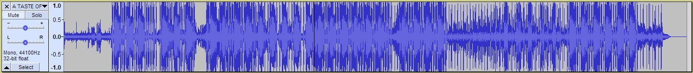 mono audio signal