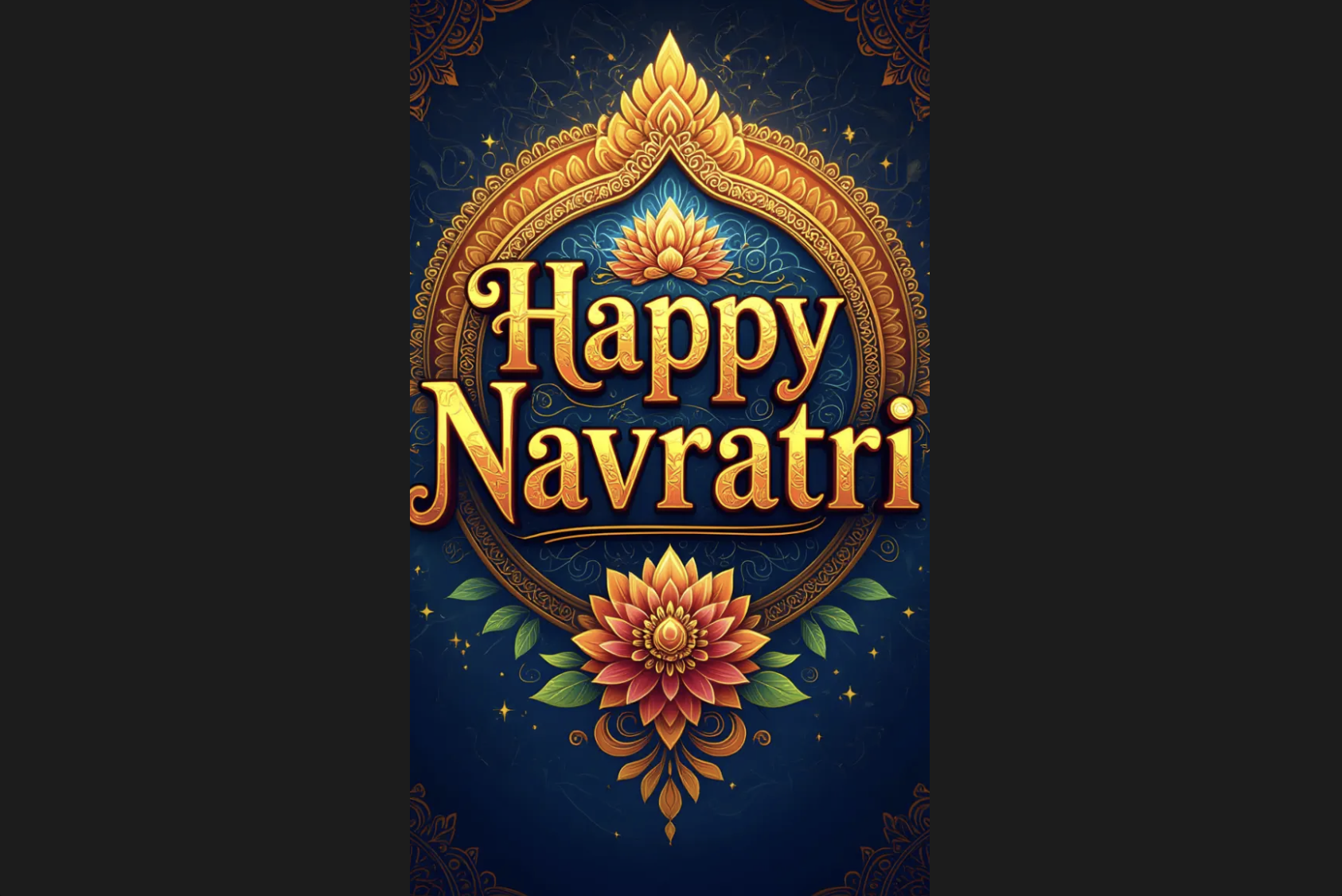 happy navratri wallpaper