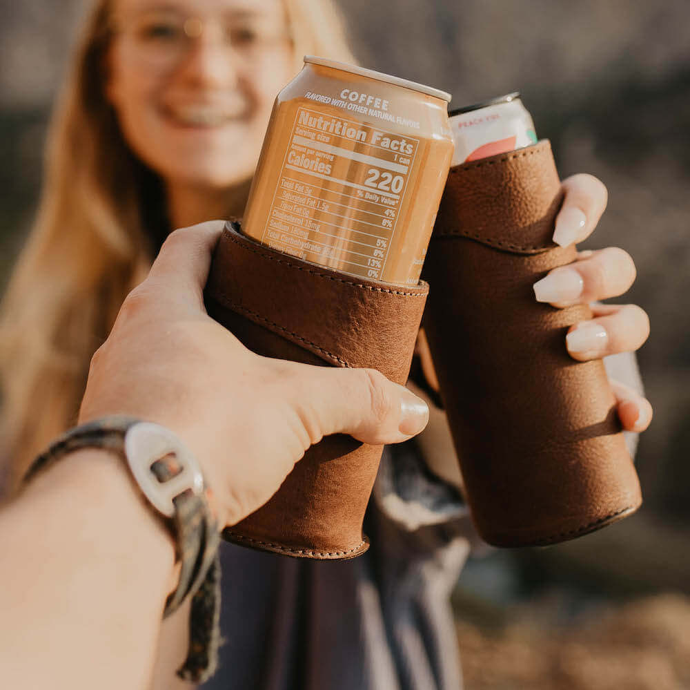 Leather Beer Koozies (missionmercantile.com)