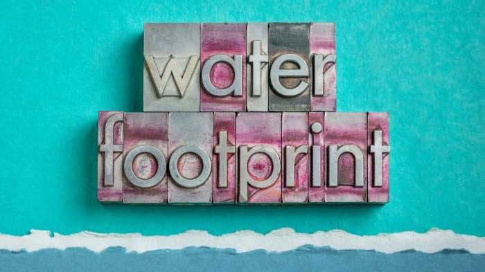 Types of water footprints