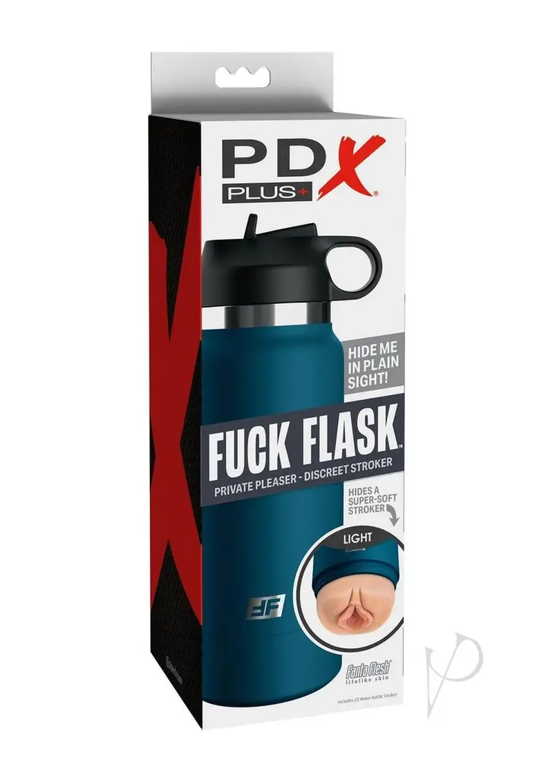 PDX Plus Fuck Flask Private Pleaser Light/Blue