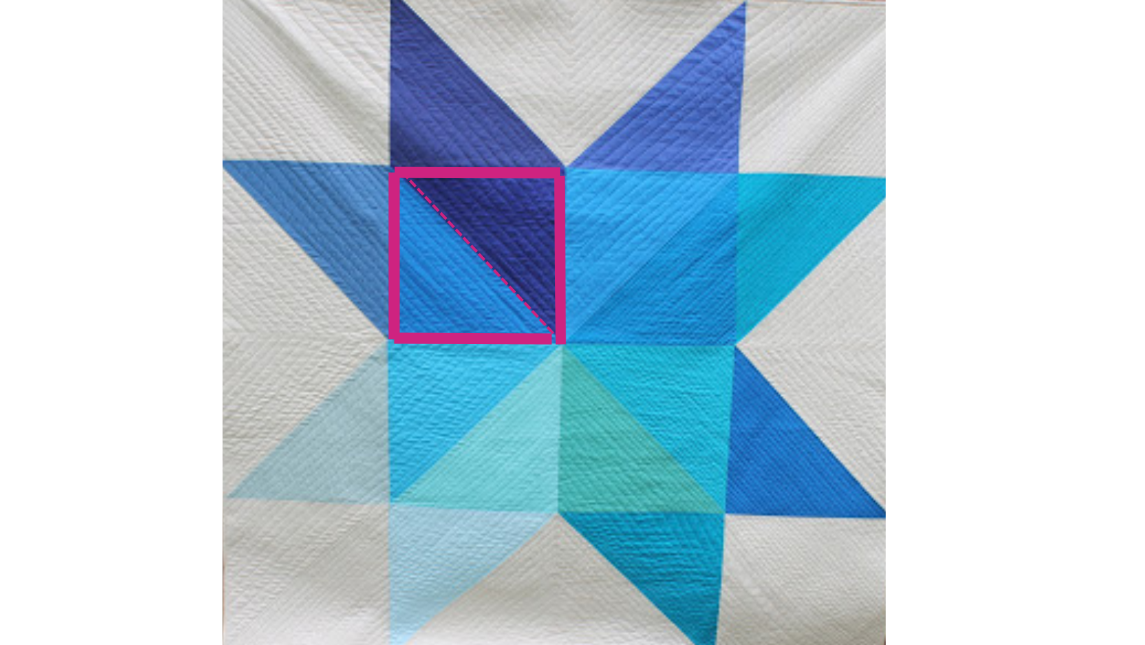 Easy Quilt Blocks using Half Square Triangles – Little Fabric Shop