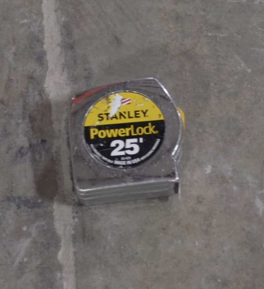 25 foot measuring tape from Stanley