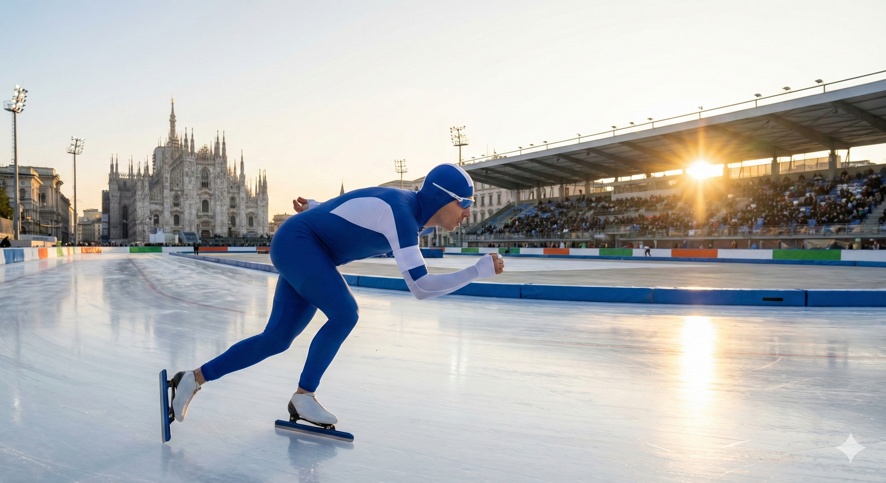 långdistans skridskor Vinter os februari 2026 cortina italien