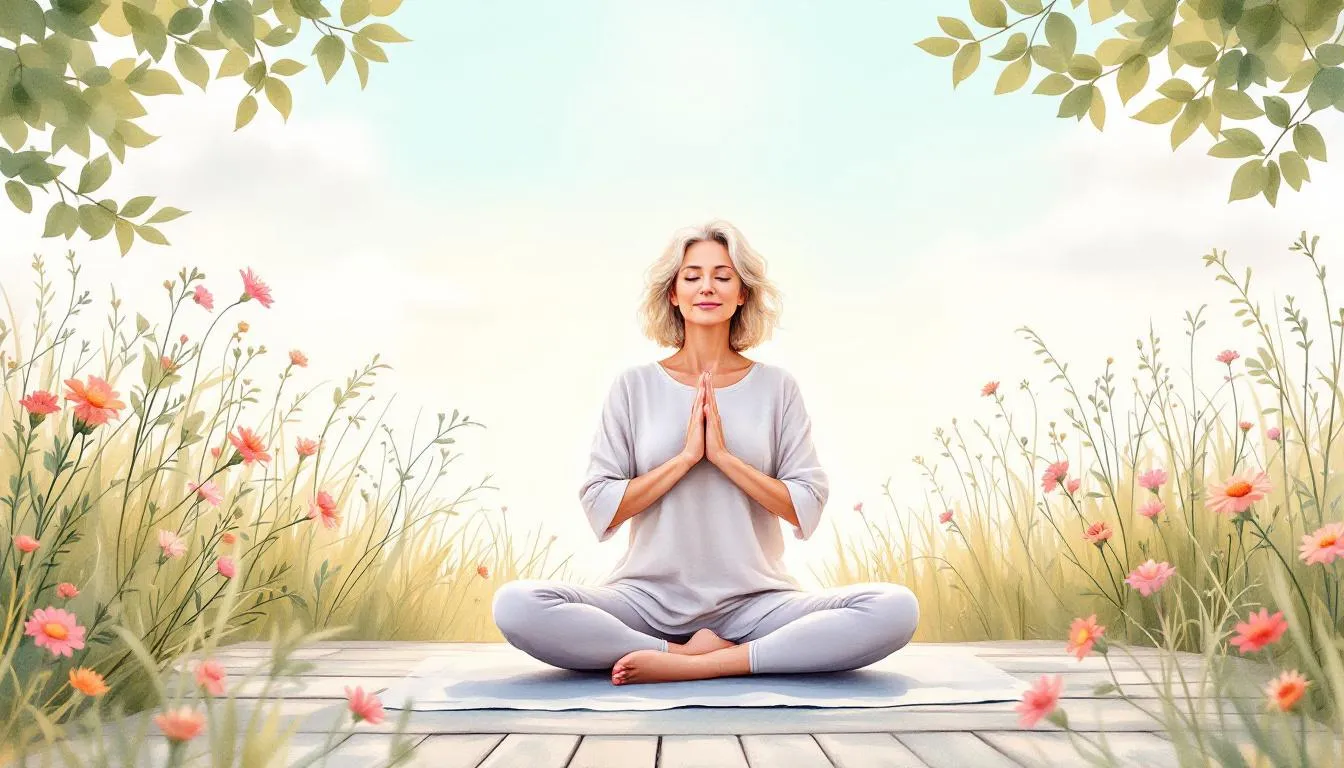 A woman engaging in physical activity to boost energy levels during menopause.